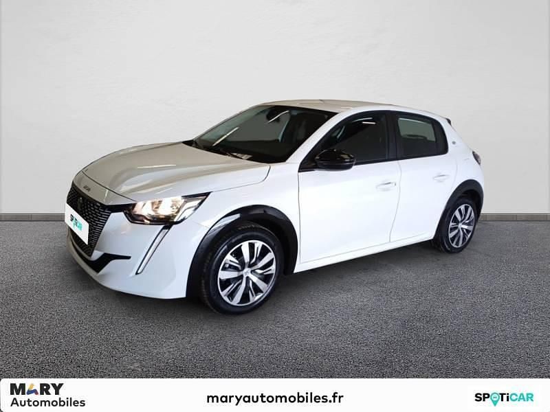 Blanc Occasion 2022 Peugeot e-208 Active Citadine | 18 990 € (Prix cher) - Image 1/4