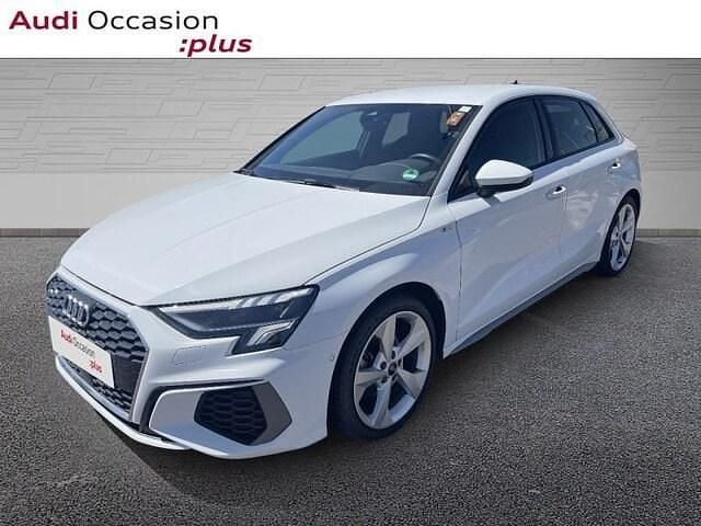 Blanc ibis Utilisé 2023 Audi A3 S-Line | 30 490 € (Prix juste) - Image 1/4