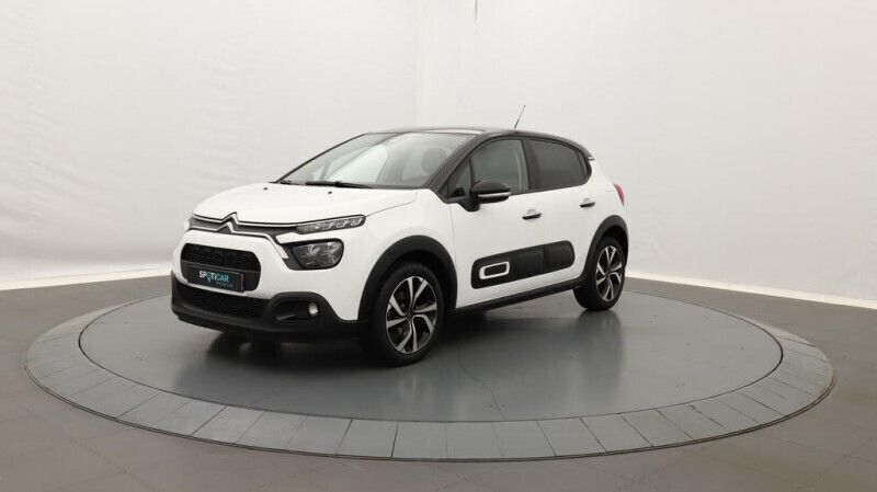 Blanc Utilisé 2022 Citroën C3 Shine Citadine | 13 900 € (Prix juste) - Image 1/4