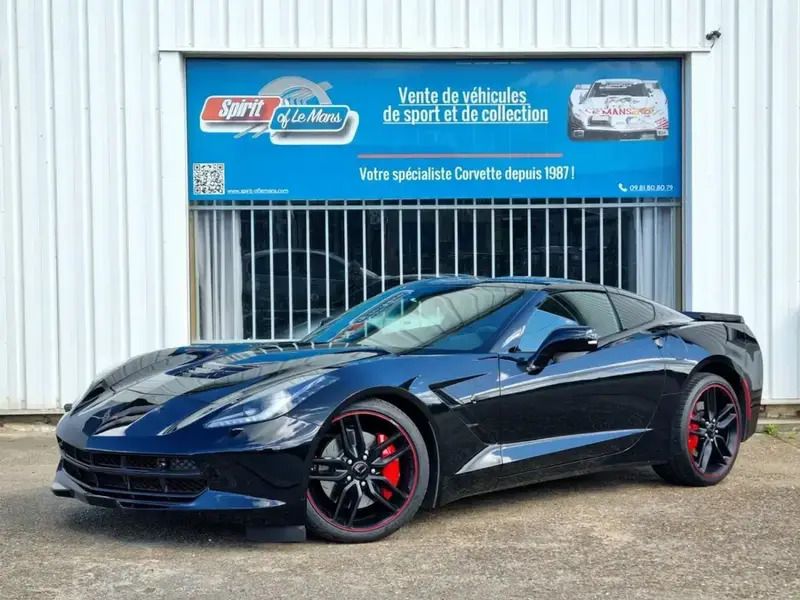 Noir Utilisé 2019 Chevrolet Corvette Stingray Coupé | 78 800 € - Image 1/4