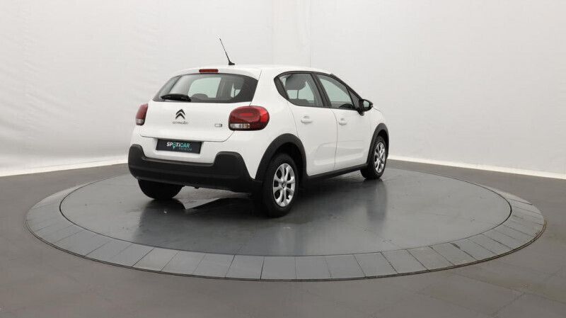 Blanc Utilisé 2021 Citroën C3 Feel Citadine | 10 499 € (Prix juste) - Image 1/3