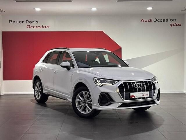 Blanc glacier métallisé Occasion 2022 Audi Q3 S-Line SUV | 32 980 € - Image 1/4
