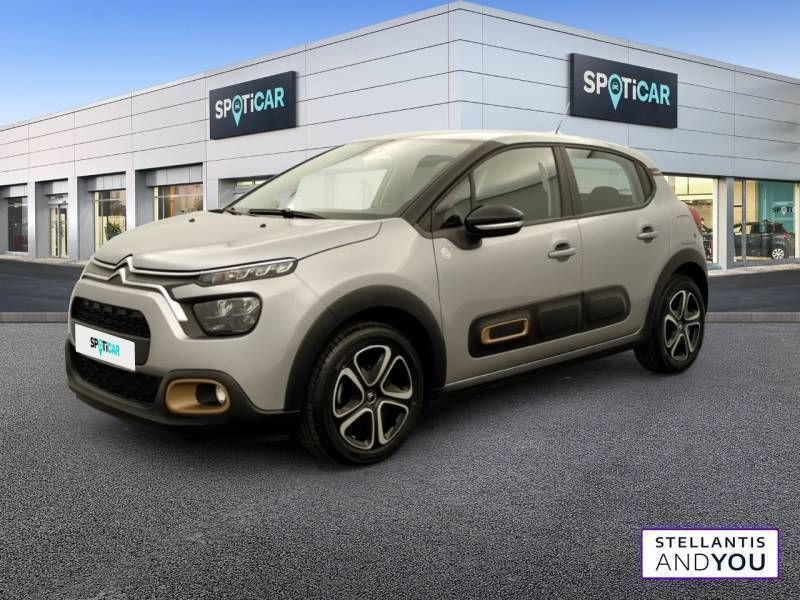 Gris Utilisé 2023 Citroën C3 PureTech Citadine | 12 490 € (Prix juste) - Image 1/3