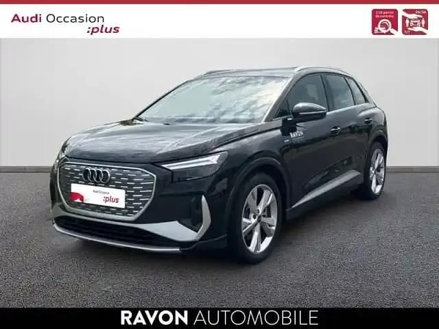 Noir mythic métallisé Occasion 2025 Audi Q4 e-tron S-Line SUV | 47 990 € (Super prix) - Image 1/4