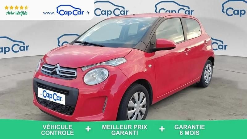 Rouge Utilisé 2018 Citroën C1 Feel Citadine | 9 390 € (Prix juste) - Image 1/4