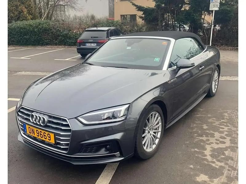 Gris Occasion 2018 Audi A5 Cabriolet S-Line Cabriolet | 29 990 € (Bon prix) - Image 1/4