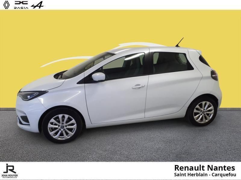 Blanc Utilisé 2020 Renault Zoe Zen Citadine | 10 490 € (Prix juste) - Image 1/4