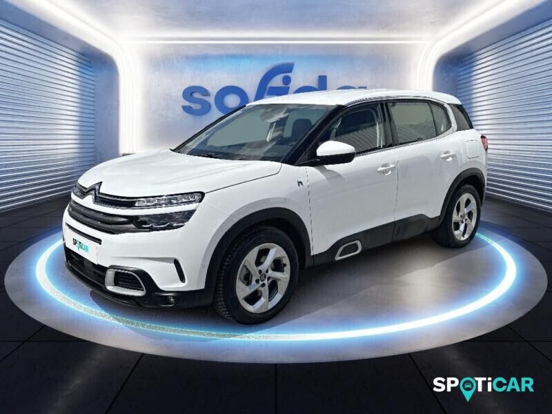Blanc Utilisé 2021 Citroën C5 Aircross Feel SUV | 21 490 € (Prix juste) - Image 1/4