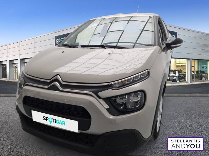 Beige Utilisé 2021 Citroën C3 Feel Citadine | 10 890 € (Prix juste) - Image 1/4