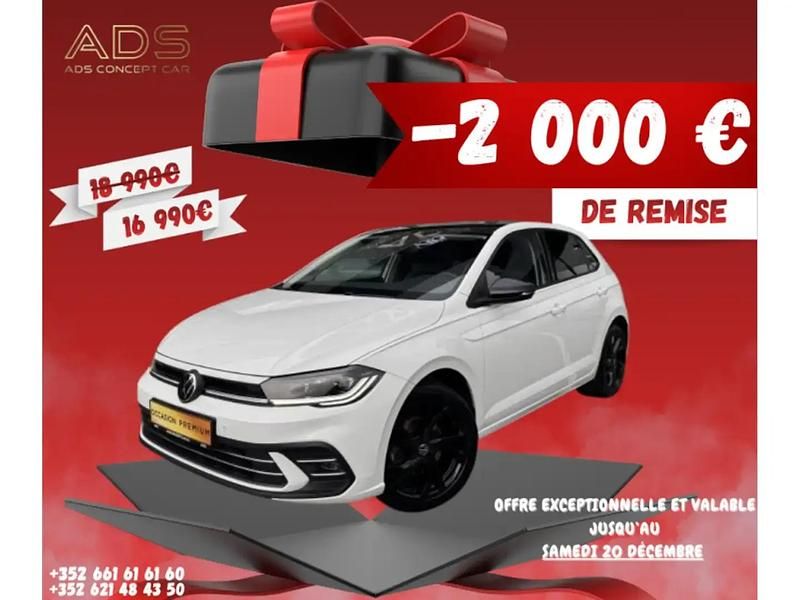 Blanc Occasion 2022 VW Polo Highline Berline | 16 990 € (Bon prix) - Image 1/4