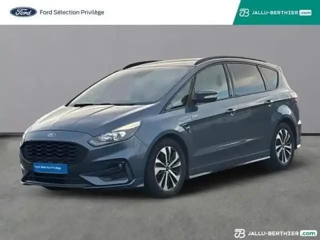 Bleu azur Occasion 2019 Ford S-MAX ST-Line Monospace | 24 289 € (Prix juste) - Image 1/4