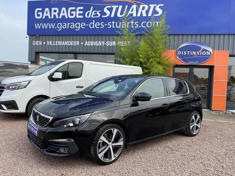 Noir Utilisé 2019 Peugeot 308 GT-line Berline | 12 980 € (Prix cher) - Image 1/4