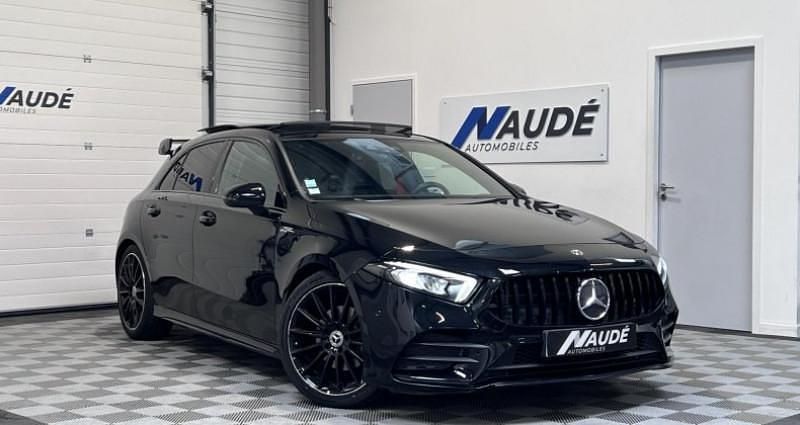 Noir Utilisé 2018 Mercedes A200 AMG line Berline | 28 990 € (Prix assez cher) - Image 1/4