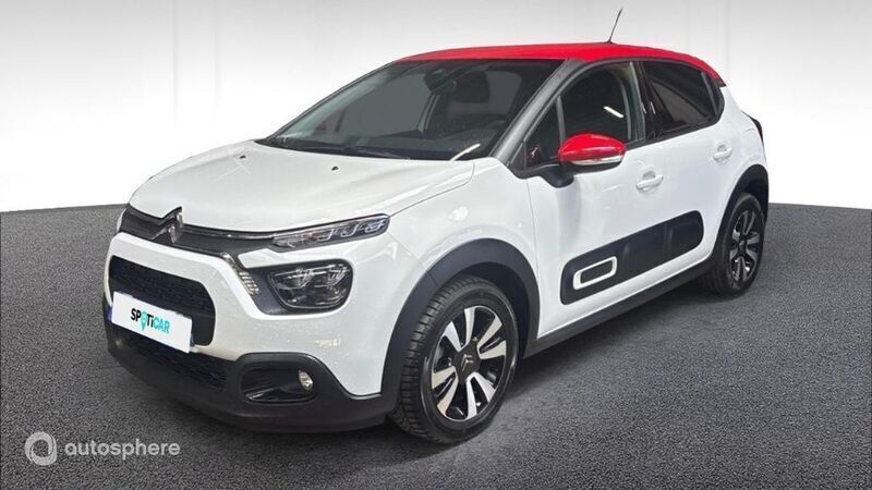 Blanc Utilisé 2023 Citroën C3 PureTech Citadine | 15 490 € (Prix juste) - Image 1/4