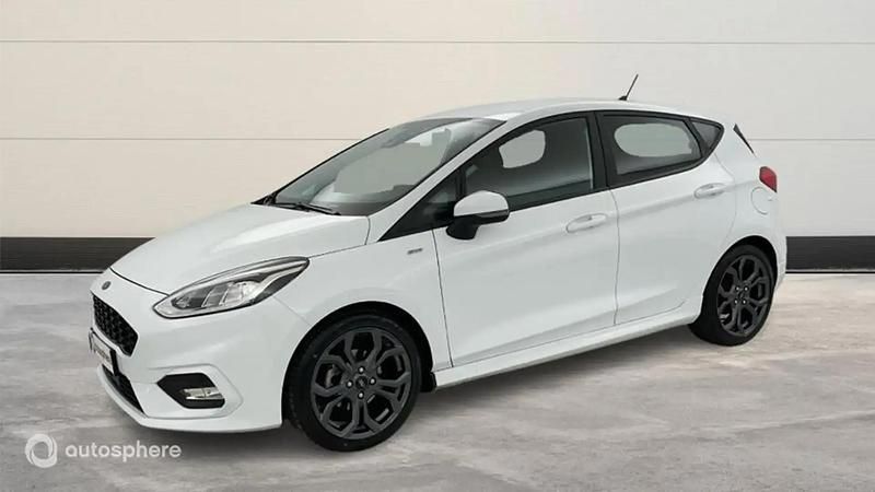 Blanc Utilisé 2021 Ford Fiesta ST-Line Citadine | 15 599 € (Prix juste) - Image 1/4