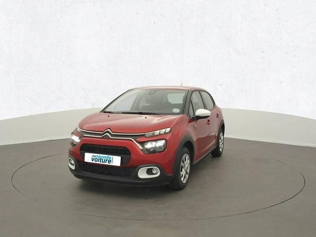 Rouge Utilisé 2022 Citroën C3 PureTech Citadine | 10 090 € (Prix juste) - Image 1/4