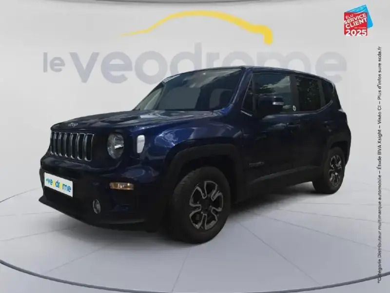 Bleu Utilisé 2020 Jeep Renegade SUV | 15 999 € (Prix juste) - Image 1/4