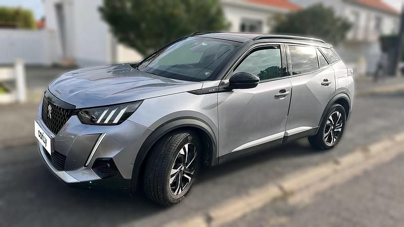Gris Utilisé 2021 Peugeot 2008 GT SUV | 14 490 € (Super prix) - Image 1/4