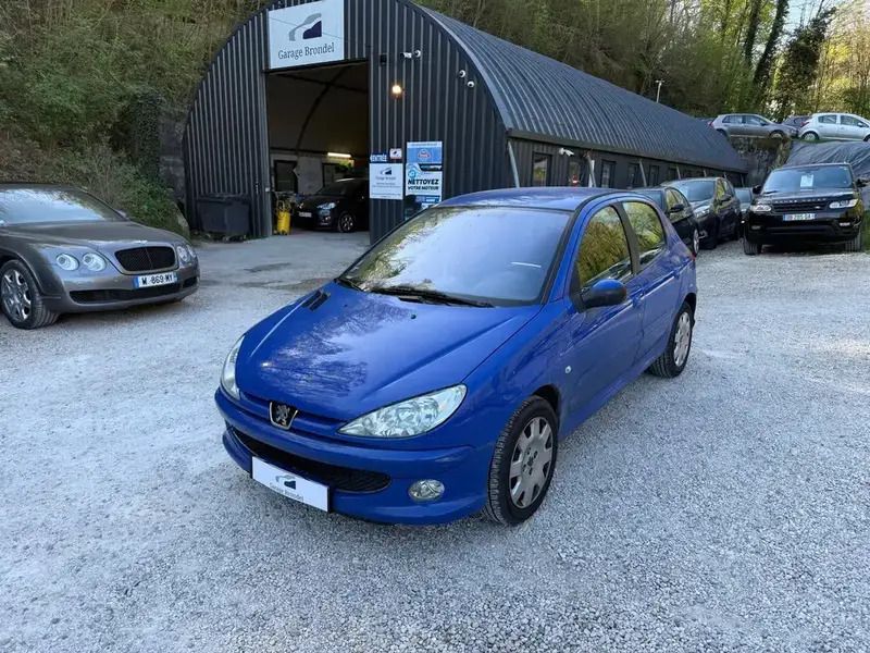 Bleu Utilisé 2006 Peugeot 206 Citadine | 5 000 € (Prix assez cher) - Image 1/4