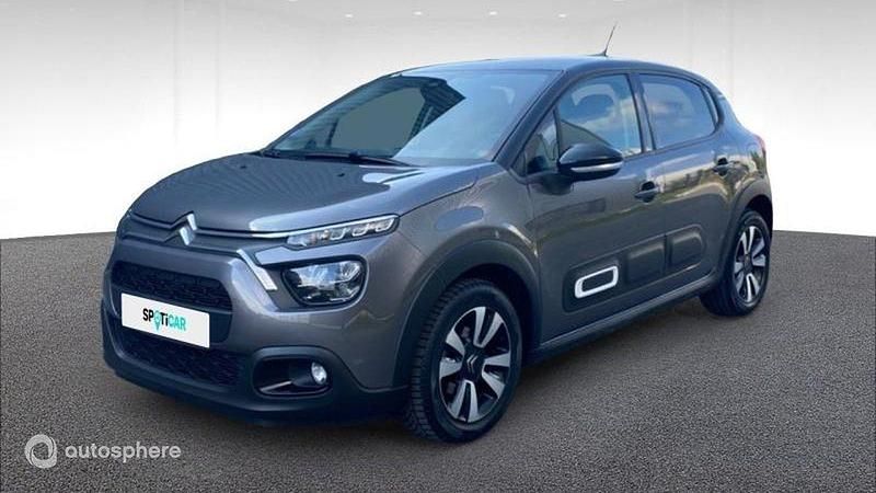 Gris Occasion 2023 Citroën C3 PureTech Citadine | 12 474 € (Prix juste) - Image 1/4