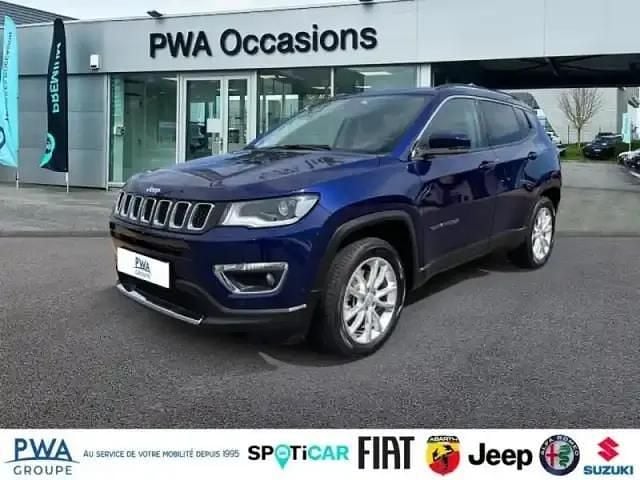 Jet set blue Occasion 2020 Jeep Compass Limited SUV | 21 500 € (Prix juste) - Image 1/4