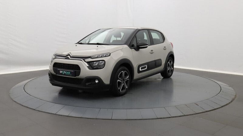 Beige Utilisé 2021 Citroën C3 Feel Citadine | 10 879 € (Prix juste) - Image 1/4