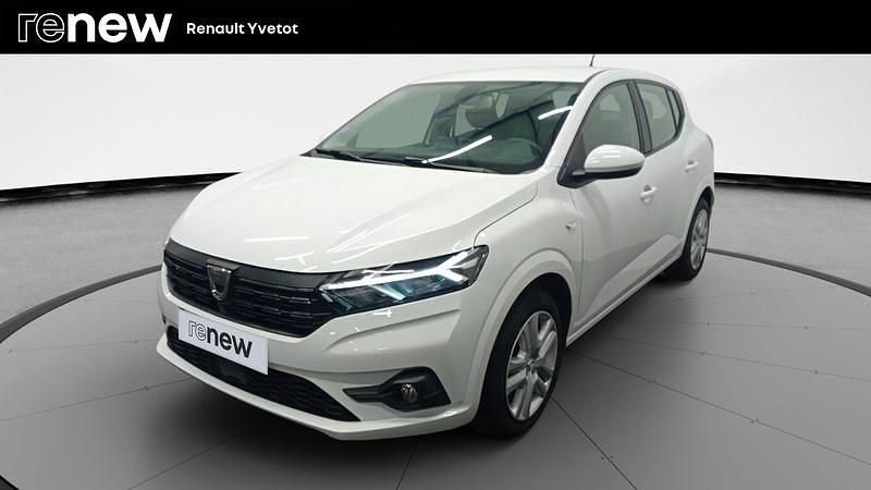 Blanc Occasion 2021 Dacia Sandero Comfort Citadine | 13 490 € (Prix juste) - Image 1/4