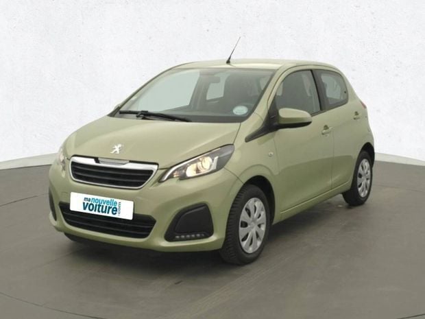 Vert Utilisé 2021 Peugeot 108 Active Citadine | 9 990 € (Prix juste) - Image 1/4