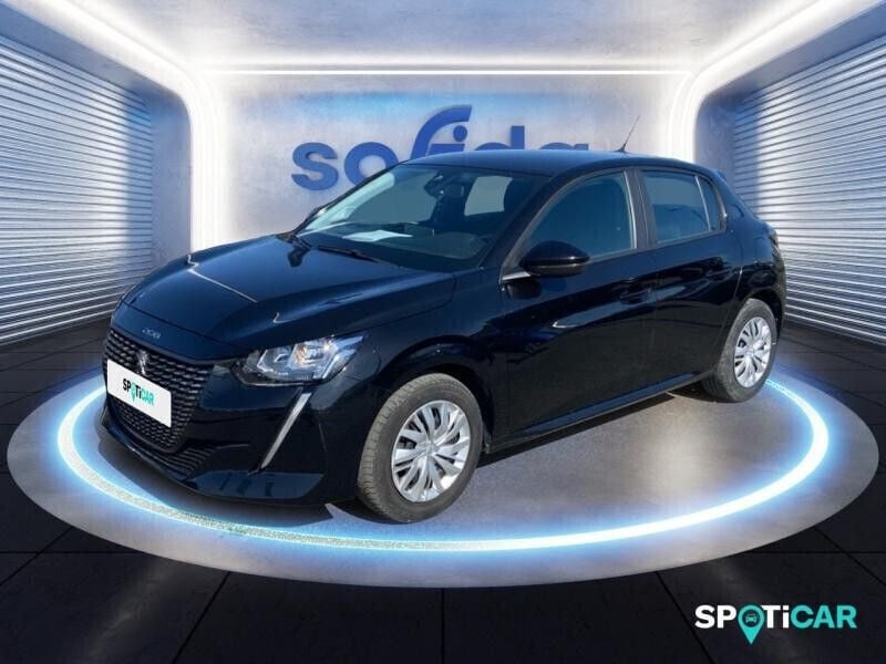 Noir Utilisé 2021 Peugeot 208 Active Citadine | 13 490 € (Prix juste) - Image 1/4