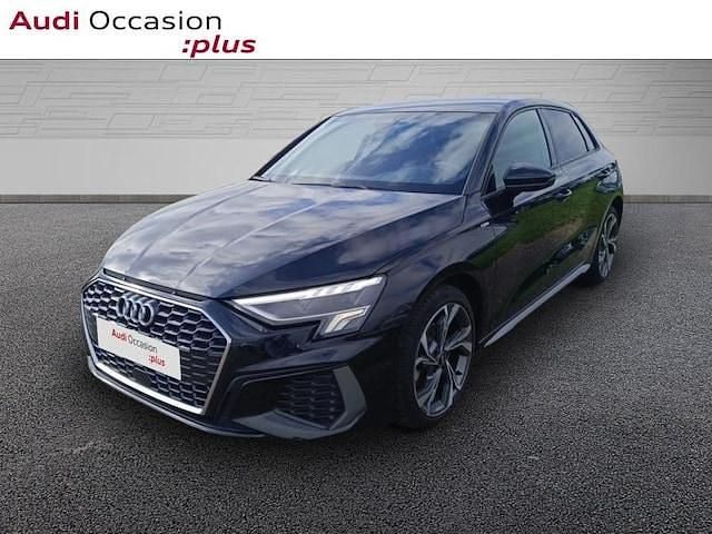 Noir mythe métallisé Occasion 2022 Audi A3 S-Line | 29 397 € (Prix juste) - Image 1/4