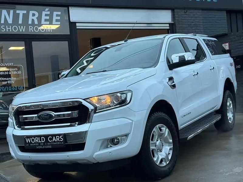 Blanc Occasion 2018 Ford Ranger Limited Pick-up | 24 990 € (Prix juste) - Image 1/4