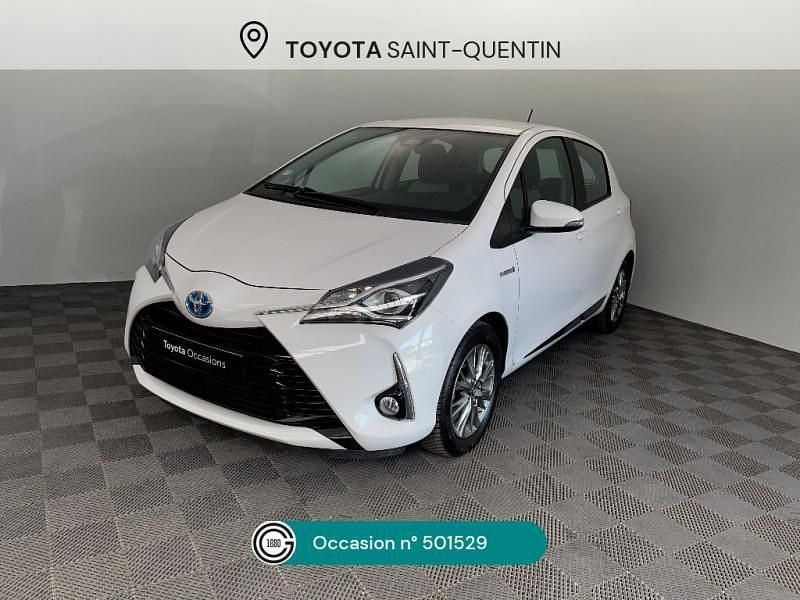 Blanc Utilisé 2017 Toyota Yaris Hybrid Citadine | 13 490 € (Super prix) - Image 1/4