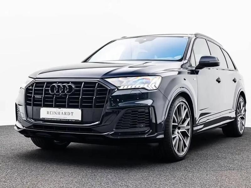 Bleu Occasion 2021 Audi Q7 S-Line SUV | 53 990 € - Image 1/4