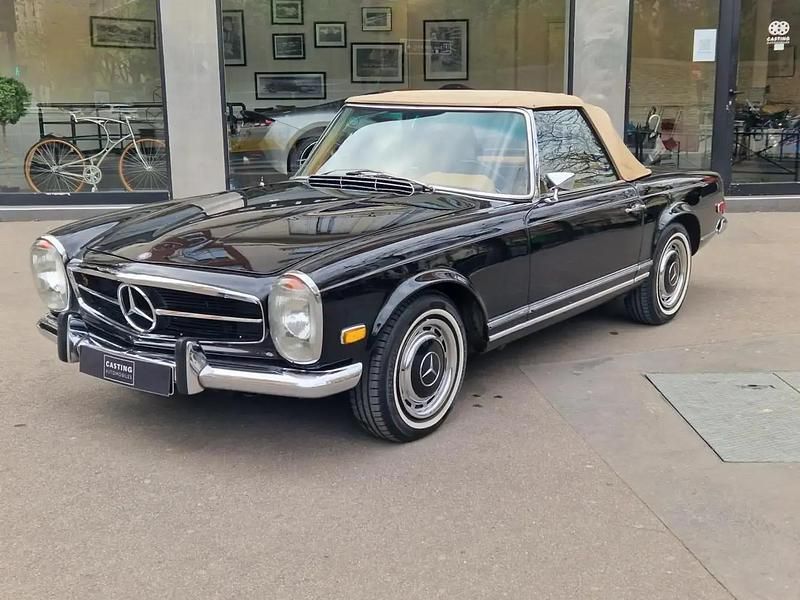 Noir Occasion 1969 Mercedes SL280 Cabriolet | 87 000 € - Image 1/4