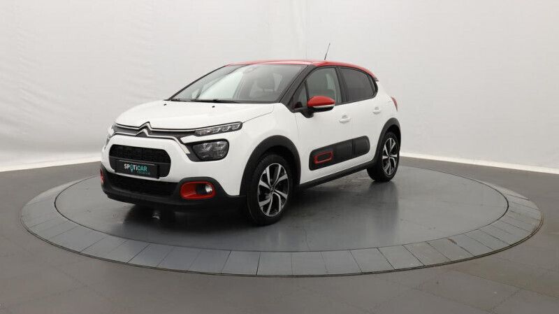 Blanc Utilisé 2022 Citroën C3 PureTech Citadine | 12 990 € (Prix juste) - Image 1/4