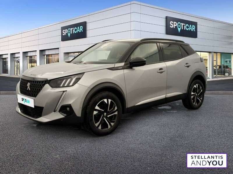 Gris Utilisé 2021 Peugeot 2008 GT SUV | 17 490 € (Bon prix) - Image 1/4
