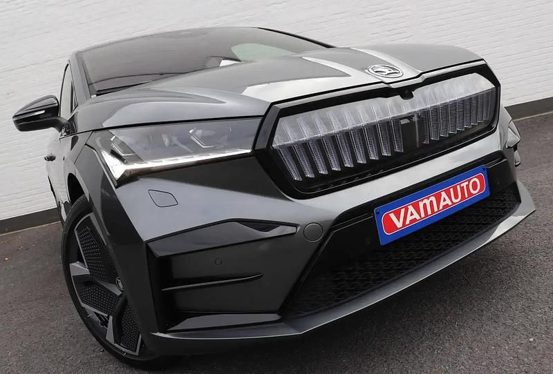 Gris Occasion 2024 Skoda Enyaq iV RS SUV | 41 950 € (Prix juste) - Image 1/4