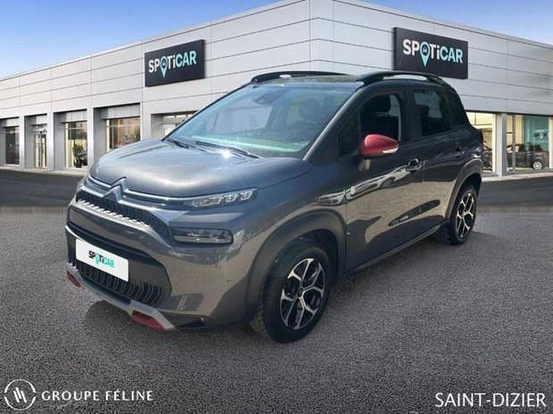 Gris Utilisé 2021 Citroën C3 Aircross PureTech SUV | 15 970 € (Prix juste) - Image 1/4