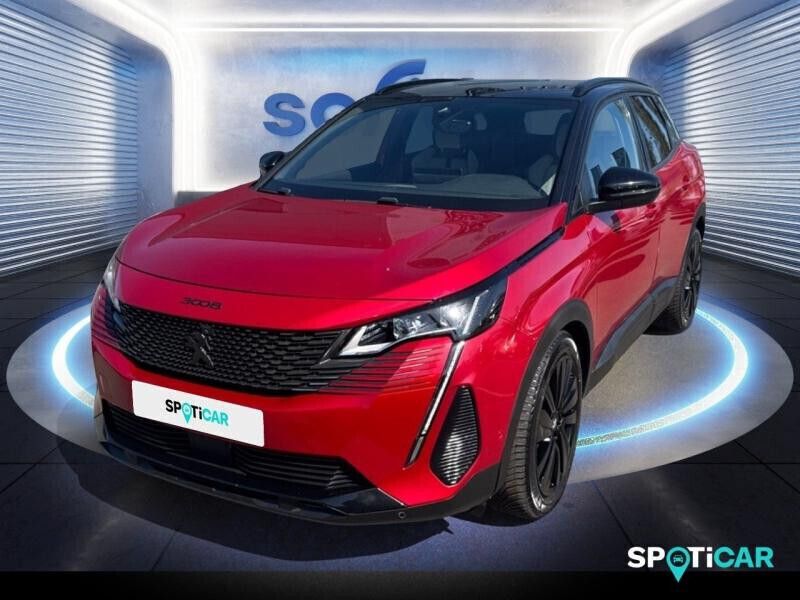 Rouge Utilisé 2021 Peugeot 3008 GT SUV | 23 990 € (Prix juste) - Image 1/4