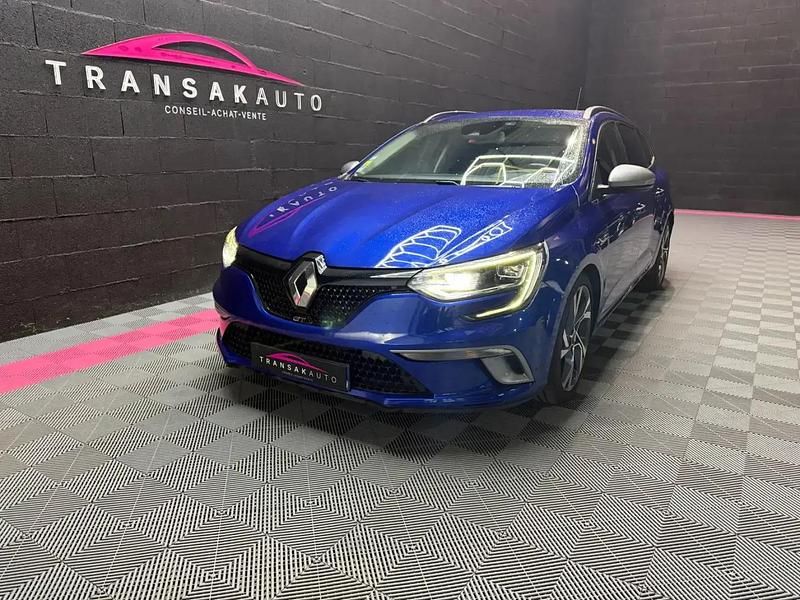 Bleu Utilisé 2017 Renault Mégane GrandTour GT Break | 14 490 € - Image 1/4