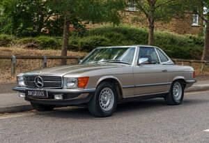 Argent Utilisé 1985 Mercedes SL380 Cabriolet | 46 335 € - Image 1/4