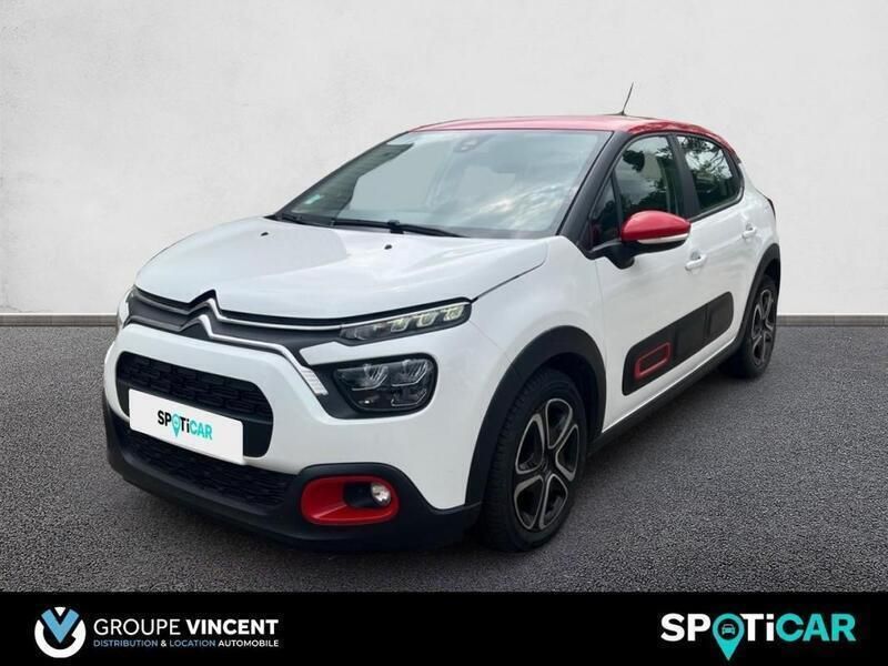 Blanc Utilisé 2021 Citroën C3 Feel Citadine | 10 990 € (Prix assez cher) - Image 1/3