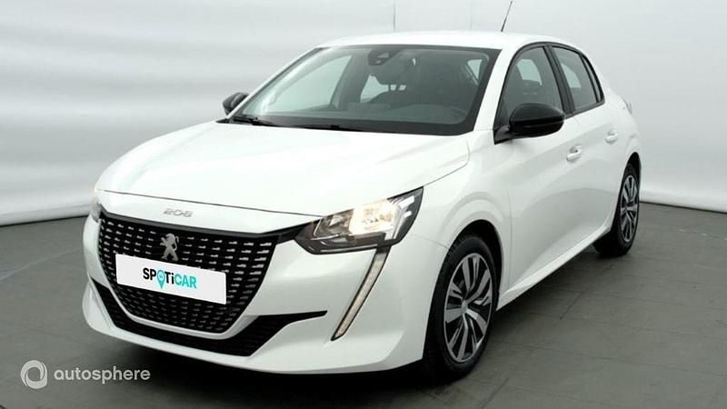 Blanc Occasion 2023 Peugeot 208 Active Citadine | 12 578 € (Prix juste) - Image 1/4