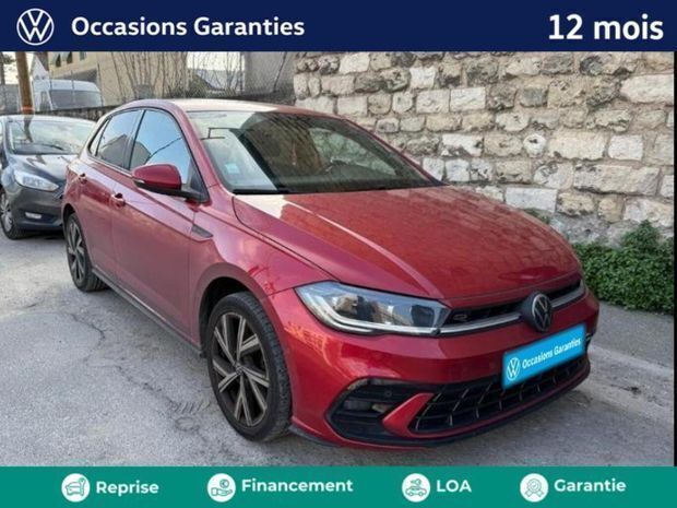 Rouge Utilisé 2022 VW Polo R-line | 18 390 € (Prix juste) - Image 1/3