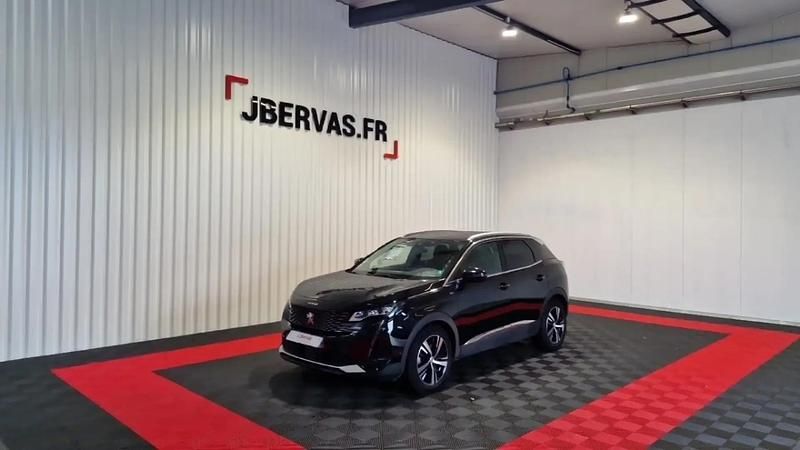 Noir Utilisé 2021 Peugeot 3008 GT SUV | 21 990 € (Prix juste) - Image 1/4