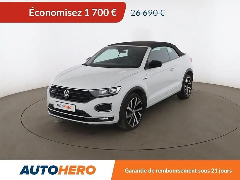 Blanc Utilisé 2020 VW T-Roc Cabriolet R-line Cabriolet | 24 990 € (Prix juste) - Image 1/2