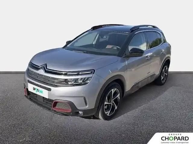 Gris Utilisé 2021 Citroën C5 Aircross PureTech SUV | 17 490 € - Image 1/4