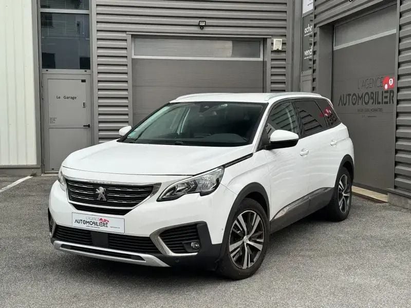 Blanc Utilisé 2017 Peugeot 5008 Allure Monospace | 17 990 € (Bon prix) - Image 1/4
