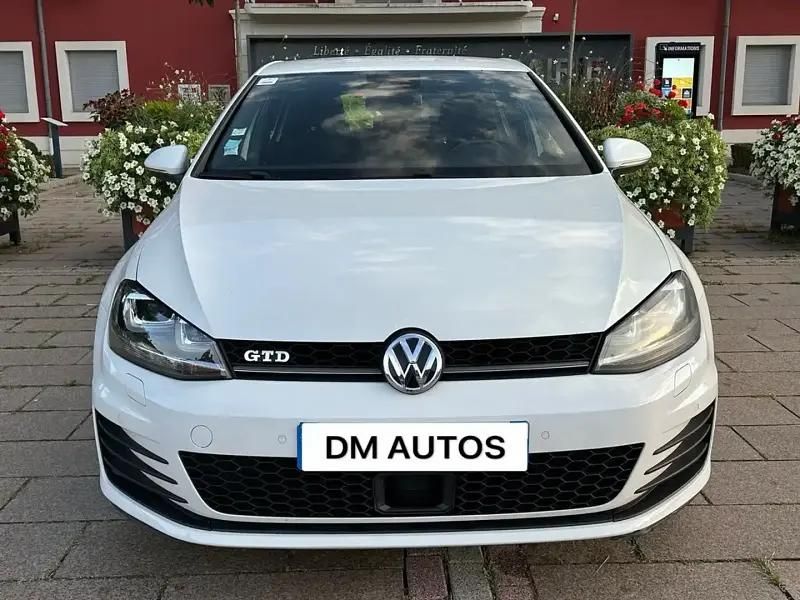 Blanc Utilisé 2013 VW Golf VII GTD Berline | 11 990 € (Prix juste) - Image 1/4