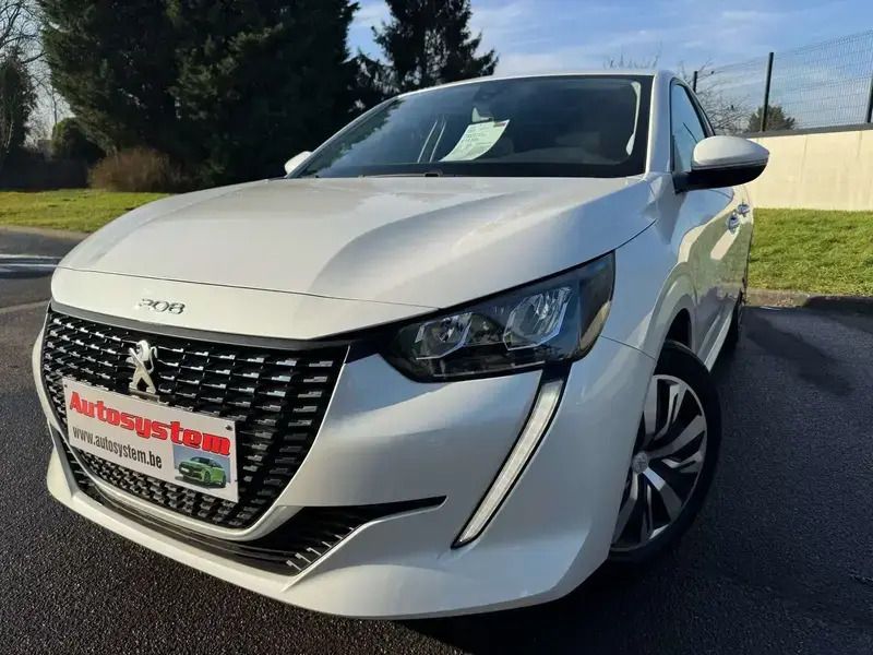 Blanc Utilisé 2021 Peugeot 208 Active Citadine | 13 950 € (Prix juste) - Image 1/4